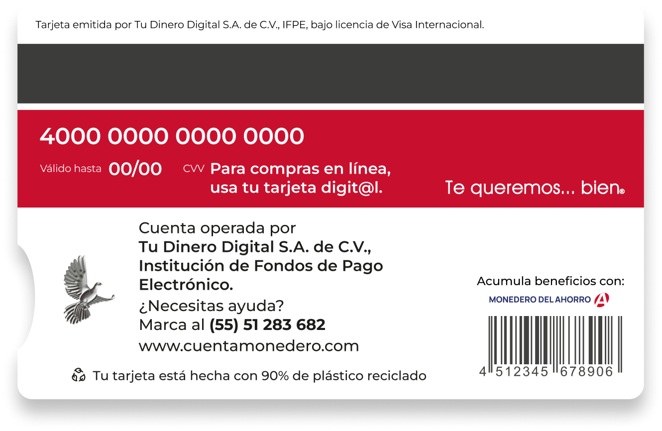 Tarjeta trasera